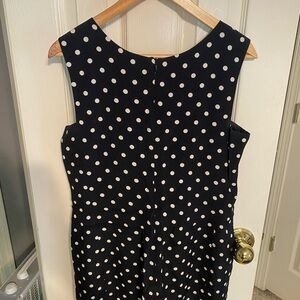 Laundry by Shelli Segal Polka Dot Sleeveless Dress 12